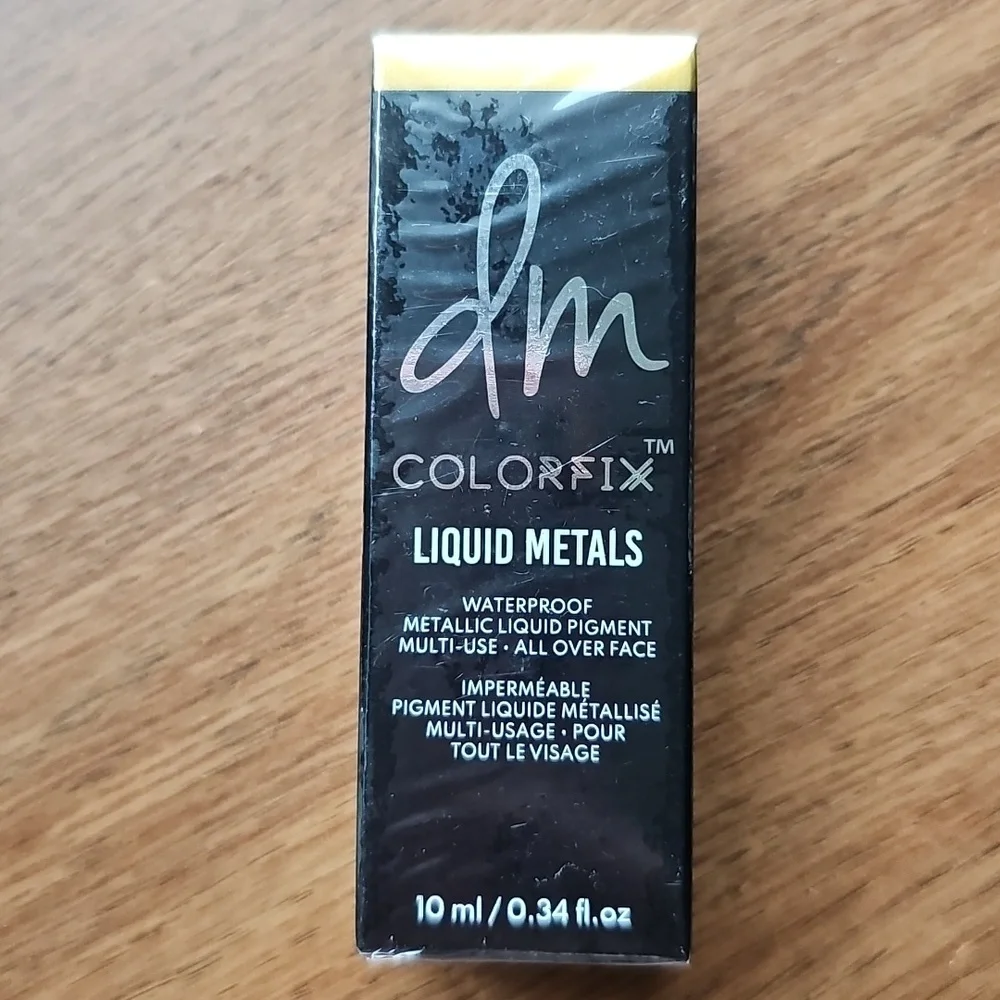 NIB Danessa Myricks Beauty Colorfix Liquid Metals Waterproof Pigment Sealed 24K
